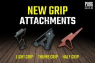 PUBG Lite PC: 3 New Grips Added